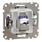 Schneider ÚJ SEDNA 1xRJ45 Cat6A STP aljzat, antracit