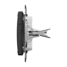 Schneider ÚJ SEDNA 45x45-ös adapter, antracit