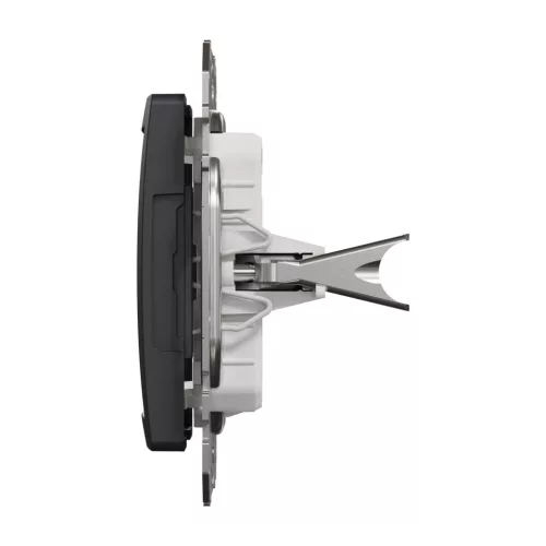 Schneider ÚJ SEDNA 45x45-ös adapter, antracit
