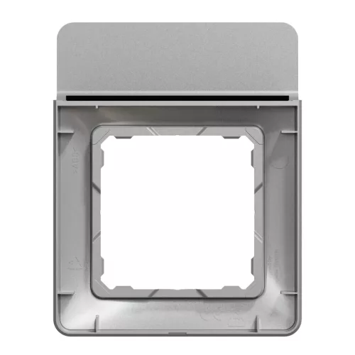 Schneider SEDNA DESIGN Egyes keret, mobiltartóval, alumínium