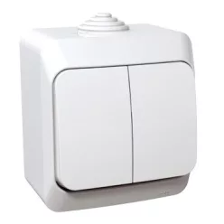   Schneider - CEDAR PLUS Csillárkapcsoló, IP44, fehér -105 (WDE000550)
