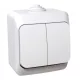 Schneider - CEDAR PLUS Csillárkapcsoló, IP44, fehér -105 (WDE000550)