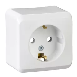   Schneider PRIMA 2P+F konnektor dugalj csatlakozóaljzat, 16A, fehér