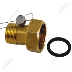   Ferro vízóra cafni 3/4", tömítéssel, plombával (SG12)