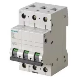   SIEMENS - Kismegszakító 16A 3pol C karakt 10kA IP20 (5SL4316-7)