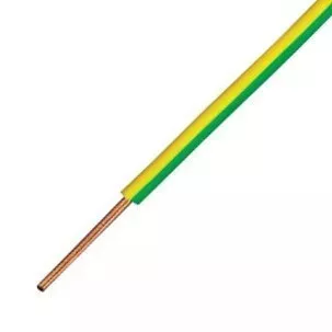 Kábel, vezeték - H07V-U 1x1,5 z/s 450/750V PVC szigetelésű tömör rézvezeték MCU 100 m es kiszerelésben