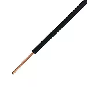 Kábel, vezeték - H07V-U 1x1,5 fekete 450/750V PVC szigetelésű tömör rézvezeték MCU