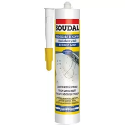 SOUDAL Premium Szaniter Szilikon fehér 280 ml