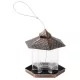Műanyag adagolós madáretető bronz SP-2171764