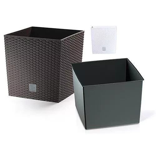 Prosperplast Rato Low 400 virágcserép barna SP-255325