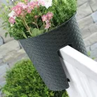 Prosperplast Ratolla DRLB300 ovális korlátláda antracit SP-255446