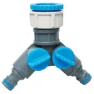 AQUACRAFT csatcsatlakozó 2 ágú elosztó Premium 550256