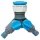 AQUACRAFT csatcsatlakozó 2 ágú elosztó Premium 550256