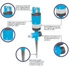 AQUACRAFT forgó kerti locsoló Premium 270161 SP-256648