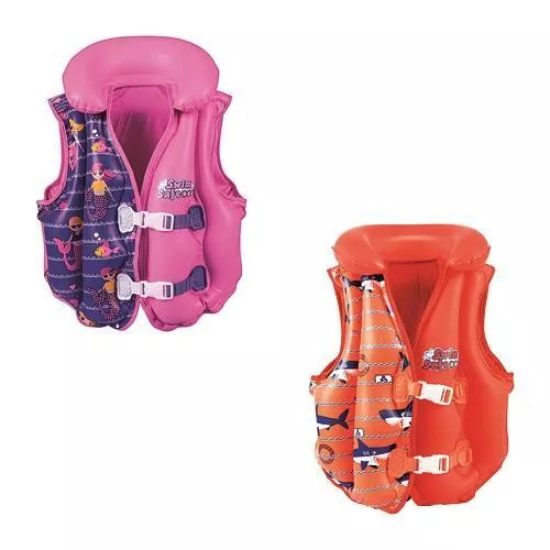 Bestway Swim Safe Deluxe felfújható mellény narancs SP-8050104