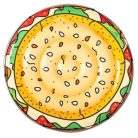 Bestway 43410 kerek gumimatrac hamburger mintás 158 cm SP-8050136