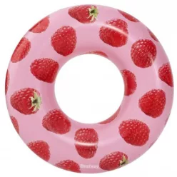 Bestway 36229 felfújható kerek úszógumi eper mintás 119 cm SP-8050219