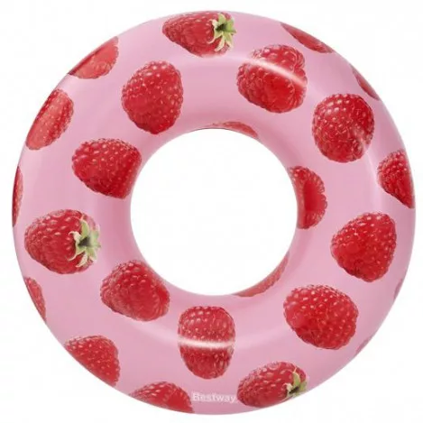 Bestway 36229 felfújható kerek úszógumi eper mintás 119 cm SP-8050219