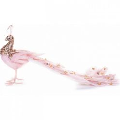 MagicHome rózsaszín karácsonyi páva 57759 SP-8091162
