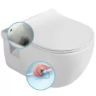 Sapho BRILLA RIMLESS fali WC beépített bidézuhannyal 100612