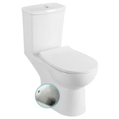 Sapho Kairo monoblokkos bidés WC tartállyal hátsó kifolyással PC106 műszaki rajz