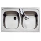 Teka E modell rozsdamentes mosogató 2B 800x440 mm T-10103041 rajz