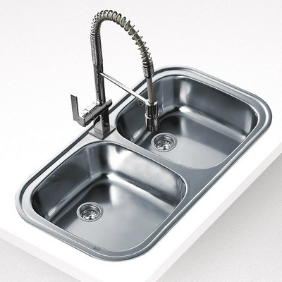 Teka STYLO 2B beépíthető mosogató rozsdamentes acél (T-10107027)