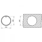 TEKA ERC kerek mosogatótálca 1C T-10108007
