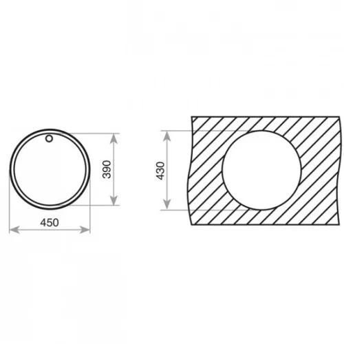 TEKA ERC kerek mosogatótálca 1C T-10108007