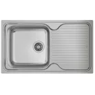 Teka Classic 86 1B 1D rozsdamentes mosogatótálca T-10119056 rajza