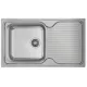 Teka Classic 86 1B 1D rozsdamentes mosogatótálca T-10119056 rajza