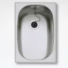 Teka E MODELL 1C beépíthető mosogató 280x405 mm rozsdamentes acél (T-10132001)