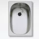 Teka E MODELL 1C beépíthető mosogató 280x405 mm rozsdamentes acél (T-10132001)