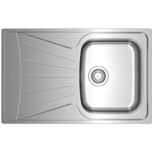 Teka Starbright 45 E-XN 1B 1D matt króm mosogató 79x50 115120038 rajza