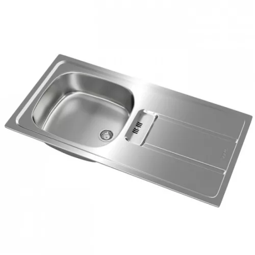 Teka Gravity 45 E-XP 1B 1D rozsdamentes mosogató 86x43 cm T-115120045 rajza