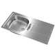 Teka Gravity 45 E-XP 1B 1D rozsdamentes mosogató 86x43 cm T-115120045 rajza