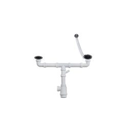   Szifon csomag Két medencés 1 ½” gumidugós mosogatókhoz (61001176)