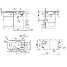 Teka ZENO 60B beépíthető mosogató rozsdamentes acél (T-88098)