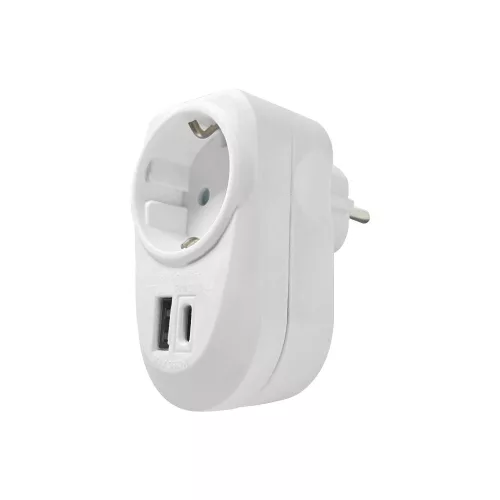 Technik Professional Elosztó Fali 1 utas + USB-A+C 16A