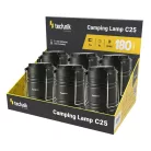 Technik Kemping Lámpa C25 (3xAA/nem tartozék) COB IP44 (180 lumen) 6db/display