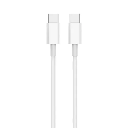 Technik Töltő-és Adatkábel TPE+ABS USB-C / USB-C 60W 20V3A 1m fehér