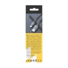 Technik Töltő-és Adatkábel Braided USB-A / USB-C 5V 3A 1m Fekete