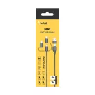Technik Töltő-és Adatkábel Braided (5in1) USB-A/C to all 5V 3A 1,2m Fekete