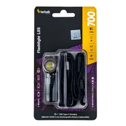   Technik Fejlámpa L05 (+1x16340 800mAh) SST20 + USB-C (700 lumen)