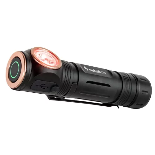 Technik Fejlámpa L10 (+1x18650 2600mAh) SST25 + USB-C (1000 lumen)