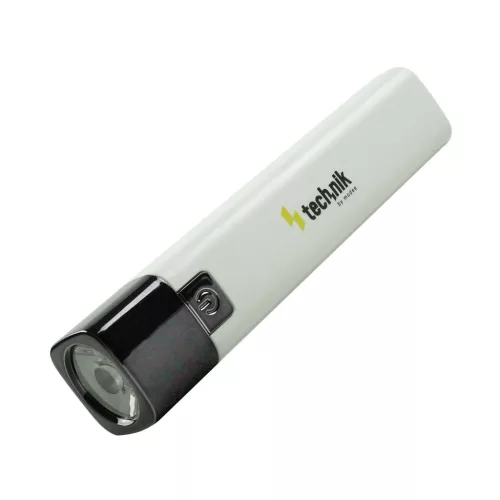 Technik Elemlámpa P10 (akkumulátoros) XPE LED +powerbank +micro USB (100 lumen)