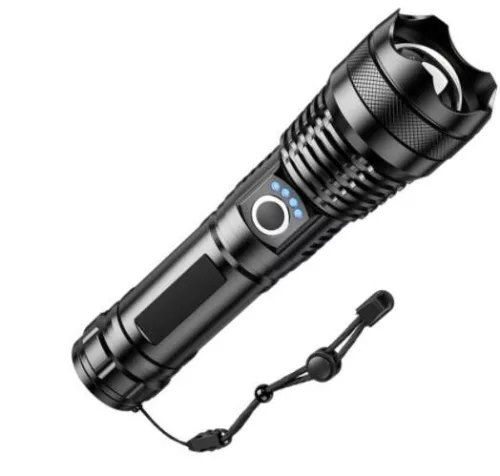 Technik Elemlámpa P26 (+1x26650 3500mAh) P50 LED + USB-C (1000 lumen)