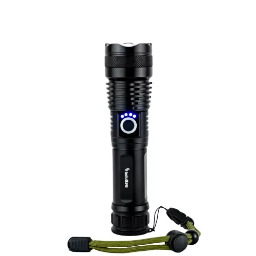 Technik Elemlámpa P26 (+1x26650 3500mAh) P50 LED + USB-C (1000 lumen)