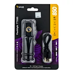   Technik Elemlámpa TTX85 (1x18650 2200mAh) 3xP35 LED (850 lumen)
