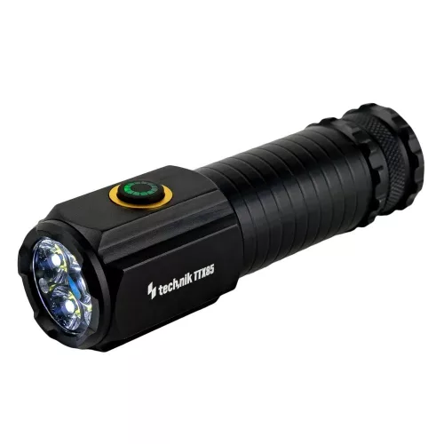 Technik Elemlámpa TTX85 (1x18650 2200mAh) 3xP35 LED (850 lumen)